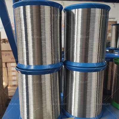Guter Preis DLX Hochreine Ni-Elektrodendraht 0,05-0,5 mm Silber ASTM 99,99% reiner Nickeldraht Online