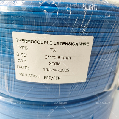 Guter Preis 28AWG Gusseisen Thermoelement Schutzrohr Grade Erweiterung Grade TPX / TNX für langfristige Zuverlässigkeit Online