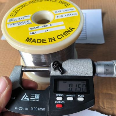 Guter Preis Korrosionsbeständigkeit Reines Nickelmetaldraht hohe Reinheit 99,9% Dicke 0,025 mm Online